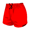 Custom Rugby Short Design 421 Front - Badger Rugby