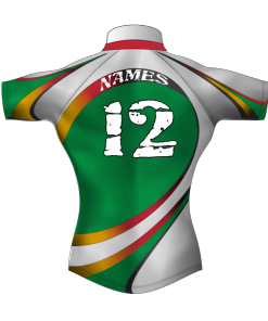 Colourful Bespoke Rugby Tour Shirt TRS 434 Back - Badger Rugby