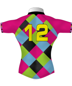 Colourful Bespoke Rugby Tour Shirt TRS 587 Back - Badger Rugby