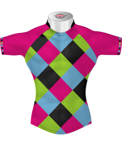 Colourful Bespoke Rugby Tour Shirt TRS 587 Front - Badger Rugby