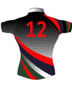 Colourful Custom Rugby Shirt TMS 439 Back - Badger Rugby