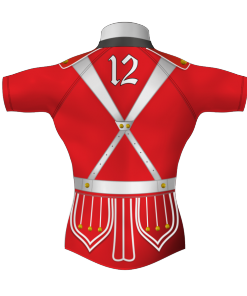 Custom Military Rugby Tour Shirt TRS 397 Back - Badger Rugby