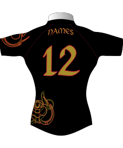 Custom Rugby Tour Shirt TRS 442 Back - Badger Rugby