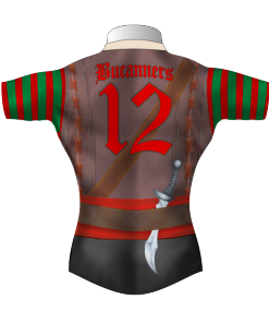 Funny Bespoke Rugby Tour Shirt TRS 444 Back - Badger Rugby