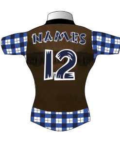 Funny Custom Rugby Tour Shirt TRS 508 Back - Badger Rugby