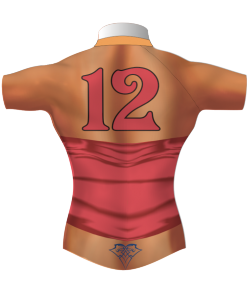 Funny Personalised Rugby Tour Shirt TRS 446 Back - Badger Rugby