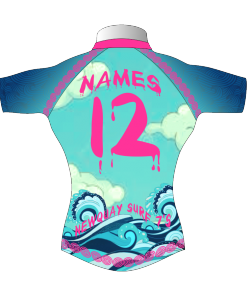 Novelty Personalised Rugby Tour Shirt TRS 584 Back - Badger Rugby
