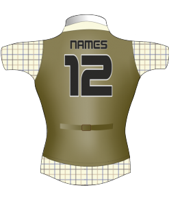 Personalised Rugby Tour Shirt TRS 412 Back - Badger Rugby
