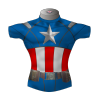 Personalised Superhero Rugby Tour Shirt TRS 672 Front - Badger Rugby