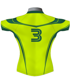 Retro Bespoke Rugby League Shirt TMS 559 Back - Badger Rugby