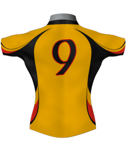 Retro Bespoke Rugby Shirt TMS 460 Back - Badger Rugby