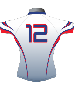 Retro Personalised Rugby Shirt TMS 430 Back - Badger Rugby