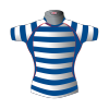 Striped Personalised Rugby Shirt TMS 436 Front - Badger Rugby