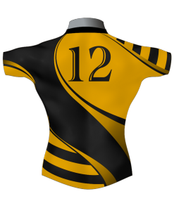 Stylish Bespoke Rugby Shirt TMS 400 Back - Badger Rugby