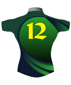 Stylish Bespoke Rugby Shirt TMS 411 Back - Badger Rugby