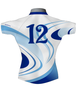 Stylish Bespoke Rugby Shirt TMS 570 Back - Badger Rugby