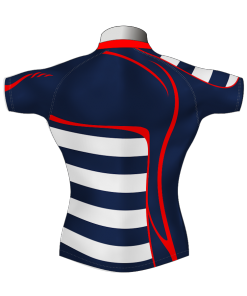 Stylish Custom Rugby Shirt TMS 625 Back - Badger Rugby