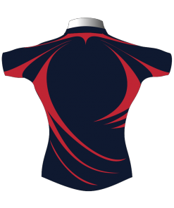 Stylish Personalised Rugby Shirt TMS 418 Back - Badger Rugby