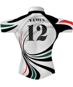 Super Personalised Rugby Tour Shirt TRS 483 Back - Badger Rugby