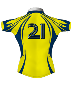 Unusual Bespoke Rugby Shirt TMS 421 Back - Badger Rugby