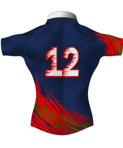 Unusual Bespoke Rugby Tour Shirt TRS 595 Back - Badger Rugby