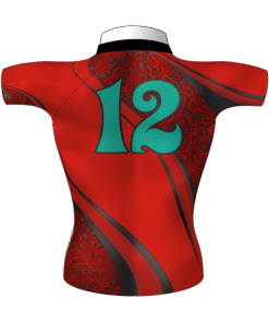 Unusual Custom Rugby Tour Shirt TRS 562 Back - Badger Rugby