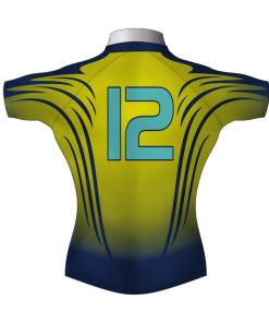 Unusual Personalised Rugby Shirt TMS 440 Back - Badger Rugby