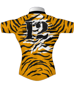 Unusual Personalised Rugby Tour Shirt TRS 594 Back - Badger Rugby