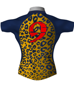 Unusual Personalised Rugby Tour Shirt TRS 597 Back - Badger Rugby
