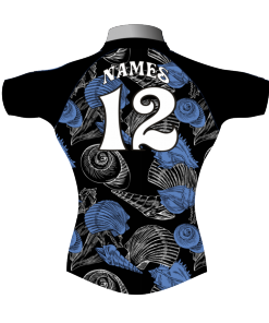 Unusual Personalised Rugby Tour Shirt TRS 600 Back - Badger Rugby