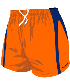 Custom, Bespoke Rugby Short Design 277 Front - Badger Rugby