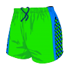 Custom, Bespoke Rugby Short Design 279 Front - Badger Rugby