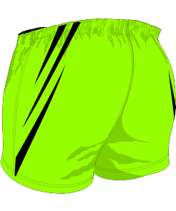 Custom, Bespoke Rugby Short Design 409 Back - Badger Rugby