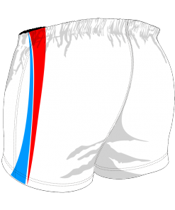 Custom, Bespoke Rugby Short Design 411 Back - Badger Rugby