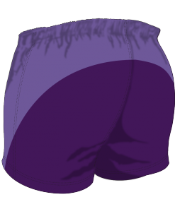 Custom, Bespoke Rugby Short Design 413 Back - Badger Rugby