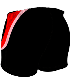 Custom, Bespoke Rugby Short Design 414 Back - Badger Rugby