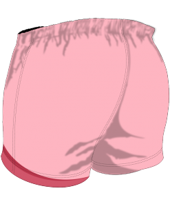 Custom, Bespoke Rugby Short Design 415 Back - Badger Rugby