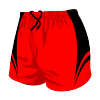 Custom, Bespoke Rugby Short Design 416 Front - Badger Rugby