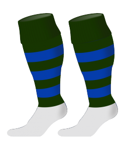 Custom, Bespoke Rugby Sock Design 242 - Badger Rugby