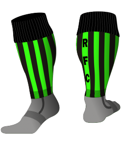 Custom, Bespoke Rugby Sock Design 523 - Badger Rugby