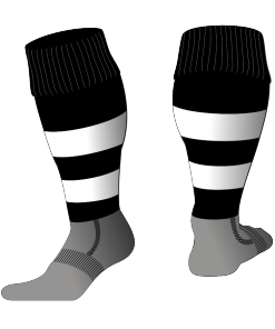 Custom, Bespoke Rugby Sock Design 530 - Badger Rugby