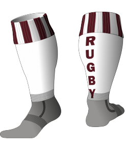 Custom, Bespoke Rugby Sock Design 539 - Badger Rugby