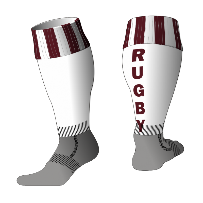 Socks Design Rugby Custom Rugby Sock Design 533 - Badger Rugby